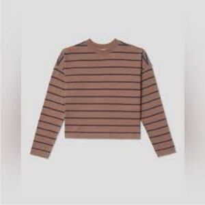 AYR The Half Day Long Sleeve Tee in Toast